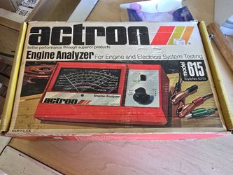 Vintage Engine Analyzer 