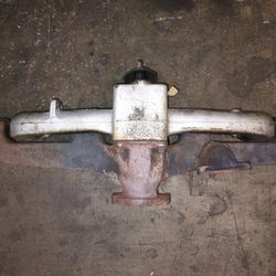 216 Chevy Engine  Split Manifold 