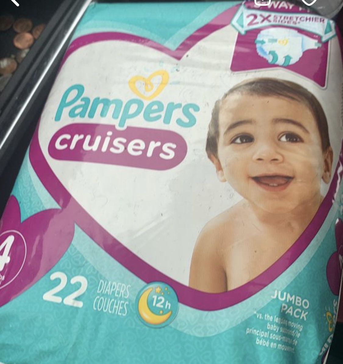 Pampers cruisers size 4
