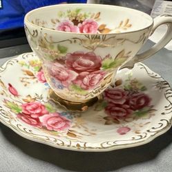 Vintage Floral Teacup Saucer Sets