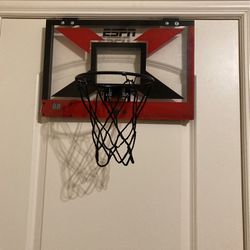 Hang Over The Door Mini Basketball Hoop