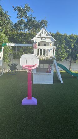 Girls basketball hoop