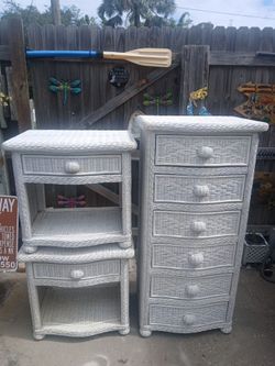 Wicker Bedroom Set
