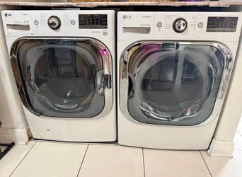 LG Front-Load Washer and Dryer Set