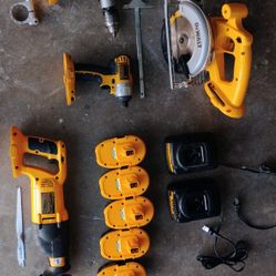 DeWalt Cordless Tools. Old But Still Working.