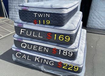 Full Bamboo Plush Comfort Europillow Top 12inch Matres!!