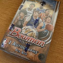 2025-26 Bowman Basketball Hobby Box Factory Sealed 2 AUTOS NEW