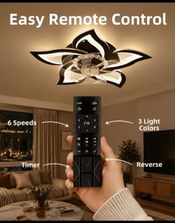 New Celling Fan With LED Light & Remote Control ..