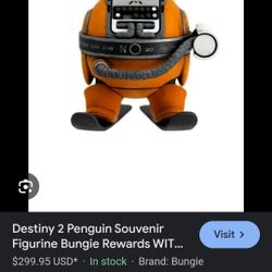 Rare Destiny 2 Penguin Toy/collector Item