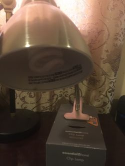 Clip lamp for desk
