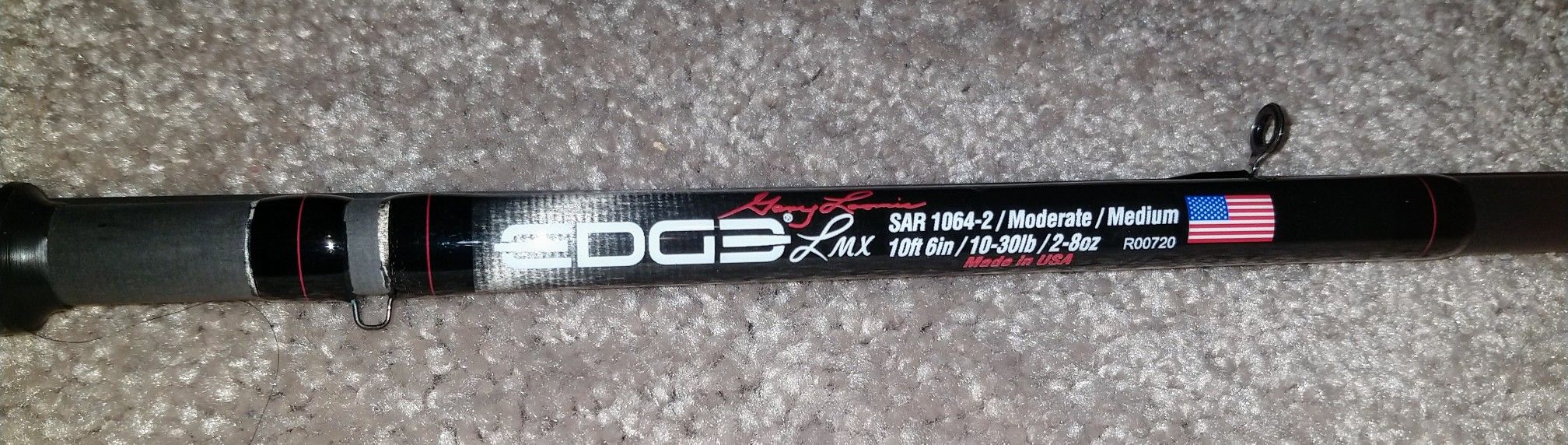 Edge Black Widow 10'6" casting rod. Fishing