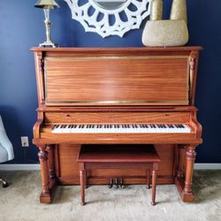 Steger And Sons Upright Piano 