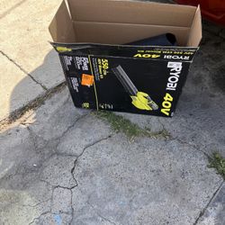 ryobi 40v blower tool only