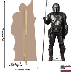 Mandalorian Cutout - lifesized