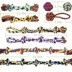 SHARLOVY Large Tough Chew Toys for Aggressive Chewers Large Breed,Heavy Duty Dental Rope