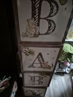Baby shower cardboard boxes