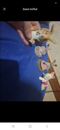 Small Ceramic Animal Figurines Set of 4