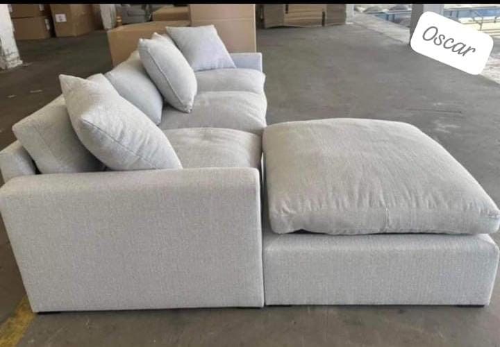 $39 Down Payment Cloud Comfy Sectional with Ottoman  