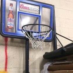 Coors light Basketball hoop