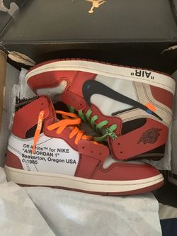 Offwhite Jordan 1 sz 10