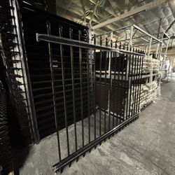 6' H x 8' L Iron Fence Panel per piece (Thinner) – Pallet pricing only (35 pieces per pallet)