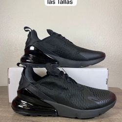 Men’s Nike Air Max 270 Triple Black All Sizes