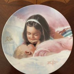 Vintage Sisterly Love Collectible Plate