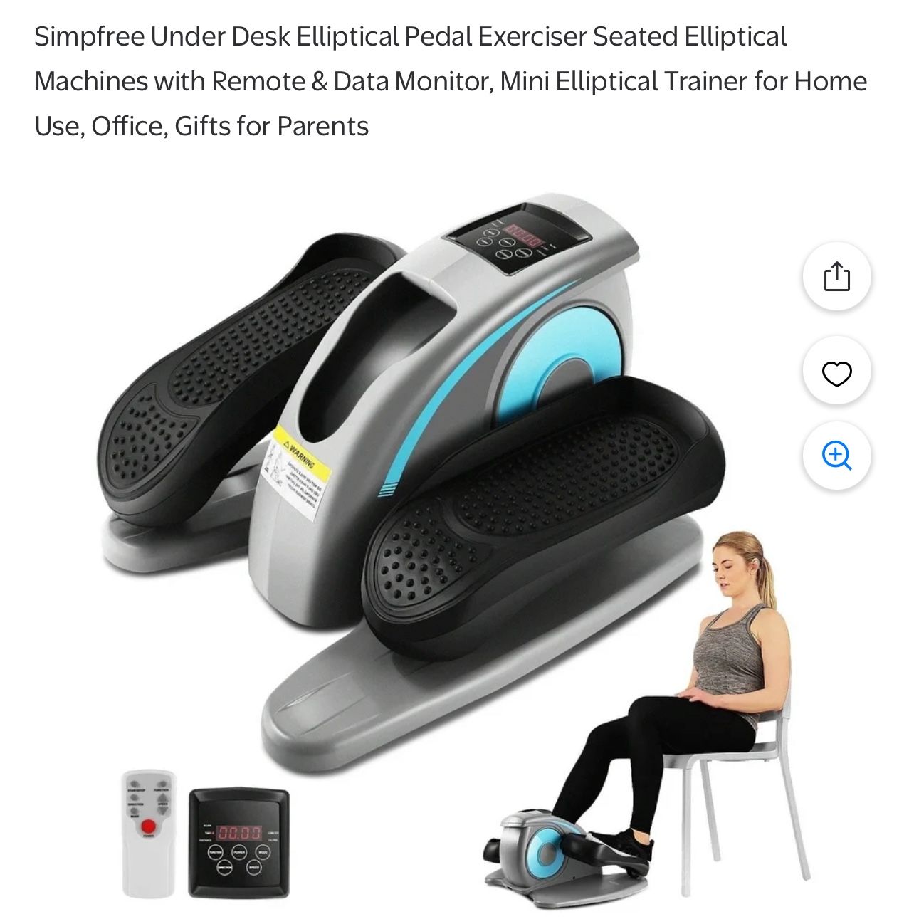 New Under Desk Elliptical 