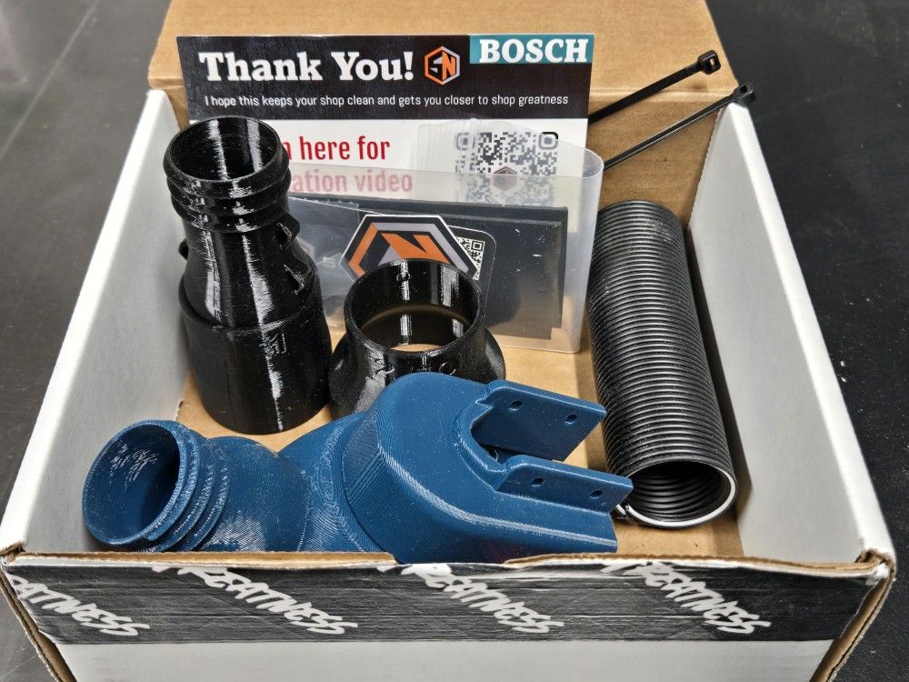 Shop Nation Bosch Axial Glide Miter Saw Dust Chute