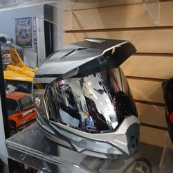 Motorcycle adventure helmet flip up size large DOT approved brand new