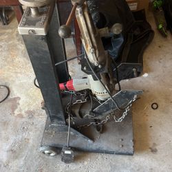 Milwaukee Large Drill With Cart