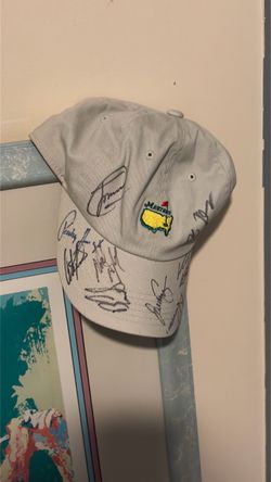 Masters Tournament Multi-Signed Golf Hat
