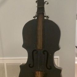 VIOLIN METAL ART SCULPTURE