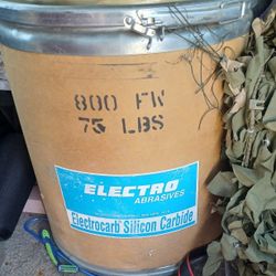Silicon Carbide, 75 Lb. Of Electro Abrassives Silicon Carbide
