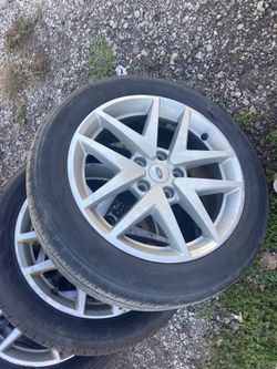 225-50-17. Ford fusion wheels tires set for sale