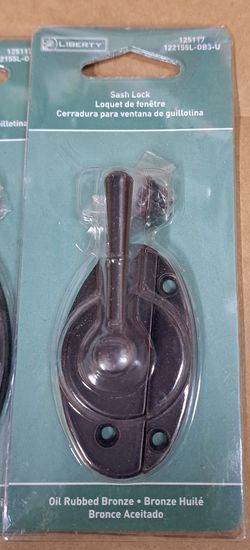 Sealed Liberty Sash Lock Oil Rubbed Bronze #125117 - Bulk Buy