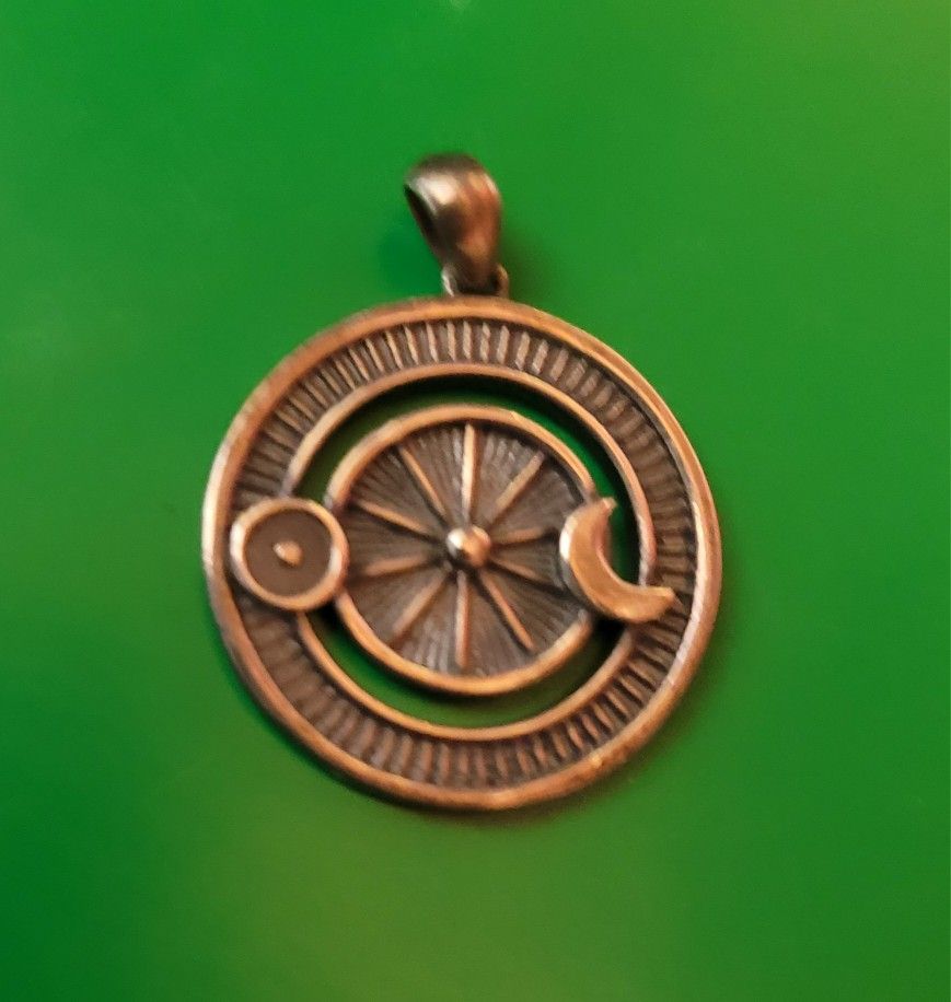 Flyow 925 Sun Moon Pendant