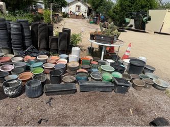 Pots 1,2,3,5,15 gallons