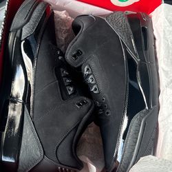 Jordan 3 Retro "Black Cat" 2025 Triple Black Men’s Size 13 Brand New DS