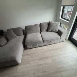 Love Seat With Pull Out Sofa Bed And Chaise