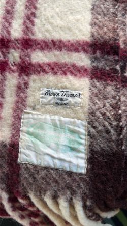 Vintage Ireland made wool blanket