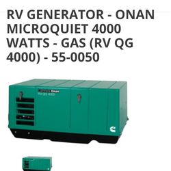 $$  Onan Quiet Rv  Generator  
