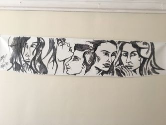 Painting Black and white (8x24)