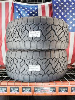 ⭐️ 33X12.50R22LT NITTO RECON GRAPPLER ALL TERRAIN 33/12.5R22 USED TIRES