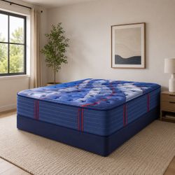 King Size Mattress 15” Sealy Posturepedic Elite Brenham II Medium Direct From Factory, Sealed in Plastic Ready for Same-Day Delivery 🚚