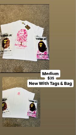 White medium Bape shirt