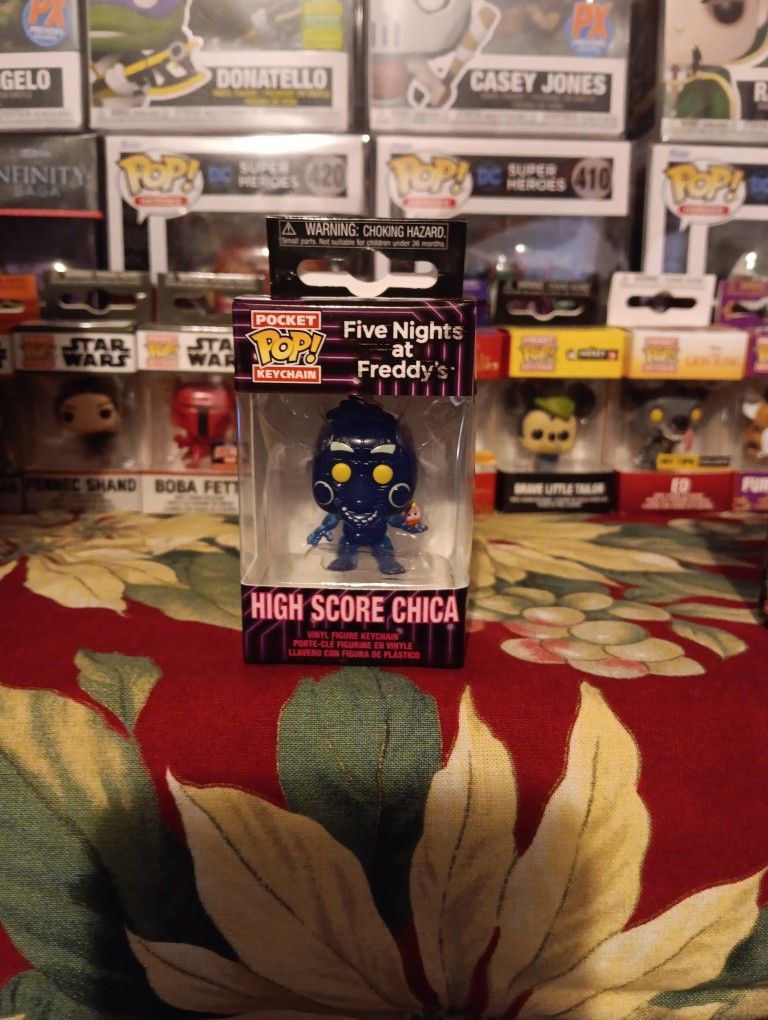 Rare Funko Pop  Keychain  High Score Chica 