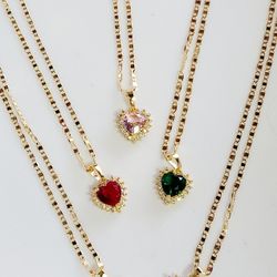 Gold Plated Heart Necklace