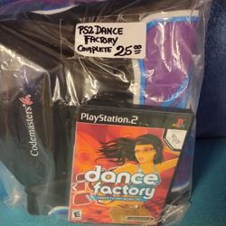 PlayStation 2 Dance Party Game & Dance Pad