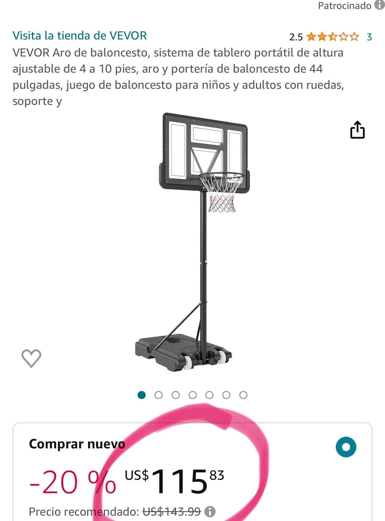 Canasta De Basketball